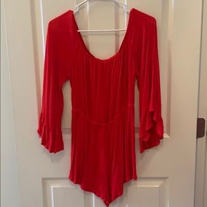 Off the shoulder romper